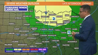 DFW Weather: Slight severe storm chances Thursday; rain chances this weekend