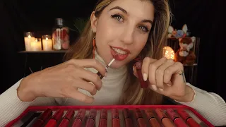 (ASMR) 1 HOUR LipGloss Try-On & Satisfying Triggers 😌💋