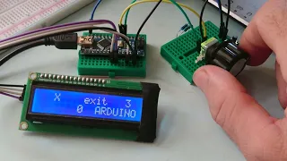 Изучаю Arduino. Меню с енкодером.