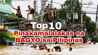 10 PINAKA MALAKAS NA BAGYONG TUMAMA SA PILIPINAS | Strongest Typhoon in the Philippines As Of 2023