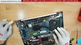 HP ELITEBOOK 840 G5 not fixable no power laptop charge port power jack repair fix charging connector