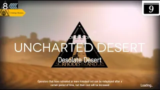 Arknights Contingency Contract #0 Desolate Desert Day 9 Risk 8 + Challenge Guide Low Stars All Stars