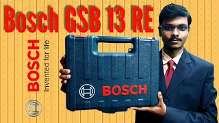 Bosch GSB 13 RE Impact Drill Machine with 100 Pieces Accessory Professional Tool Kit Unboxing.