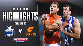 North Melbourne v GWS Giants Highlights | Round 13, 2023 | AFL