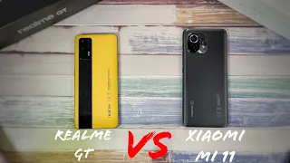 Realme GT vs Xiaomi Mi 11 Speed, RAM, Temperature, Geekbench Test!