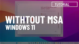 Set up Windows 11 without a Microsoft Account (Works in 2024)