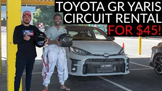 WE RENTED A GR YARIS ON A CIRCUIT IN JAPAN!