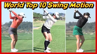 Various Swings & Beautiful Slow Motions of LPGA Top 10