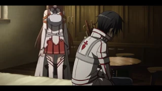 Sword Art Online - Asuna Comforts Kirito  - English Dub