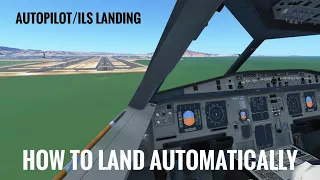 How to land Automatically? Infinite Flight 23.2 | Detailed Guide