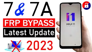 Redmi 7 & 7A Google account bypass | 2023 Latest Method (without pc)