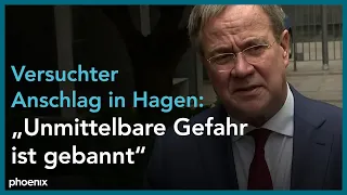 Versuchter Anschlag auf Synagoge in Hagen: Statement von Armin Laschet und Herbert Reul am 16.09.21