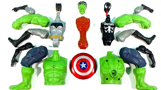 Assemble Siren Head VS Batman VS Venom Carnage VS Hulk Smash Avengers Superhero Toys