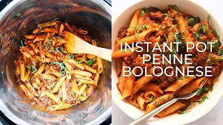 Instant Pot Penne Bolognese