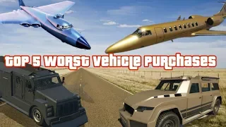 GTA My Top 5 Worst Vehicle Purchases