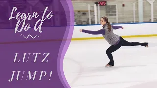 Learn To Do A Lutz Jump - In Figure Skates!