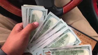 COUNTING MONEY IN SLOW MOTIONB- 240FPS IPHONE X CAMERA