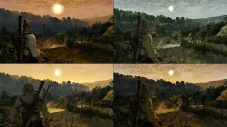 The Witcher 3 NextGen RayTracing On | Vanilla vs Lighting Mods | Modded Graphics Comparison Showcase