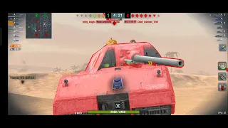 World Of Tank Blitz, Super Conqueror, Desert Sands 8,3k damage kills 4