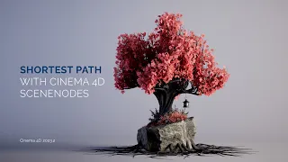 Building the Shortest Path Generator with Cinema 4D Scene Nodes.