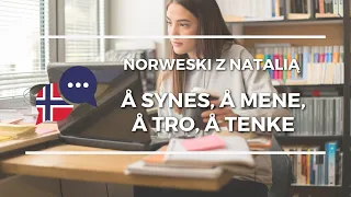 Język norweski - å synes, å mene, å tro, å tenke!