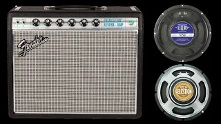 Fender '68 Custom Princeton Reverb: Eminence Legend 1058 vs. Celestion Ten 30