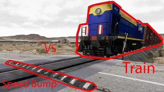 Train vs Speed Bump | BeamNG.drive