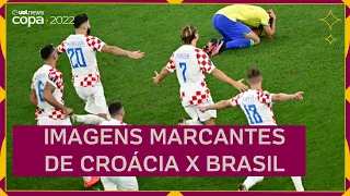 BRASIL eliminado nos PÊNALTIS para a CROÁCIA: veja imagens dos MELHORES MOMENTOS do jogo