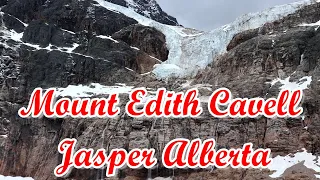 Jasper Alberta Mount Edith Cavell Avalanche / Path Of The Glacier Trail Hike / Angel Glacier Jasper