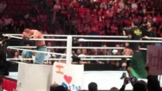 WWE Raw Live In Seattle - Wade Barrett/John Cena Segment Clip 2 [10-11-2010]