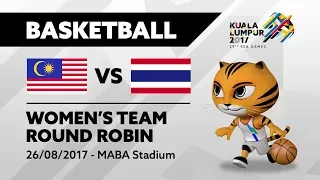 KL2017 29th SEA Games | Women's Basketball - MAS 🇲🇾 vs THA 🇹🇭 | 26/08/2017