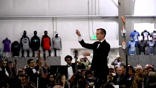 Mayor Garcetti conducts at the California Science Center