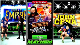 Roman Reigns vs. John Cena: Summer Slam 2021 - WWE Mayhem