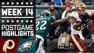 Redskins vs. Eagles | NFL Week 14 Game Highlights