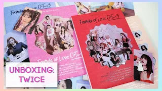 Unboxing Twice Formula of Love Albums (All Versions)