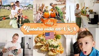 🇺🇸 DECORANDO calabazas 🎃 Ritual del café 🧙🏻 Hogar ACOGEDOR 🏠 Receta mexicana | vida en USA - VLOG