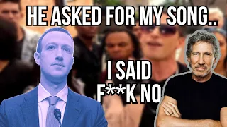 Zuckerberg Asks Roger Waters To Use His Song - Waters Says F* You