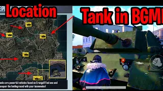 All TANK Locations In Payload 3.0 Mode | BGMI | Payload 3.0 Tank Locations 🔥