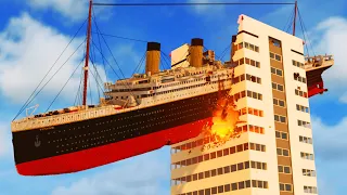 Large Ships vs Office Building 😱 Teardown
