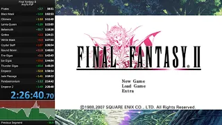 Final Fantasy II any% (PSP) speedrun - 2:26:40