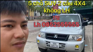 175t oto gầm cao 5 chỗ SUV 2 cầu 4X4 mitsubishi pajero Nhập nhật. Xe như mới☎️alo 0852555555