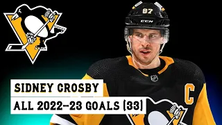 Sidney Crosby (#87) All 33 Goals of the 2022-23 NHL Season