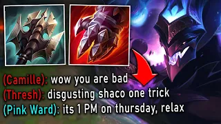 I GOT FLAMED FOR BEING A TRASH SHACO... THEN THIS HAPPENED!!