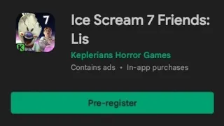 Ice Scream 7 Friends: Lis - PRE REGISTRATION AVAILABLE!