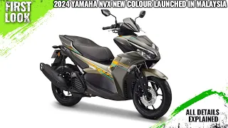 2024 Yamaha NVX New Colours Launched In Malaysia - Price From RM9,998 - Explained All Spec, Features