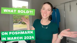 This quick flip sold in HOURS! What Sold in March 2024 for this Part-time Poshmark Reseller!