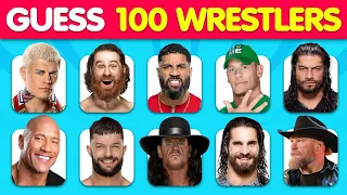 Guess the WWE Superstars in 3 Seconds | Top 100 Most Famous WWE Wrestlers 💪