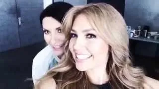 Thalia y Laura Pausini hablan de su dueto "Sino A Ti" (11.08.2014)