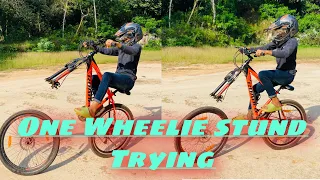 One wheelie stund trying | #viral #vlog #cyclestund | Mr rider 1