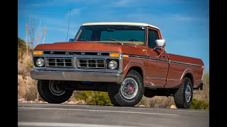 1977 Ford F150 Ranger XLT 400ci Auto, AC,PB,PS Rare Interior - Drone Video, Walk Around, Test drive